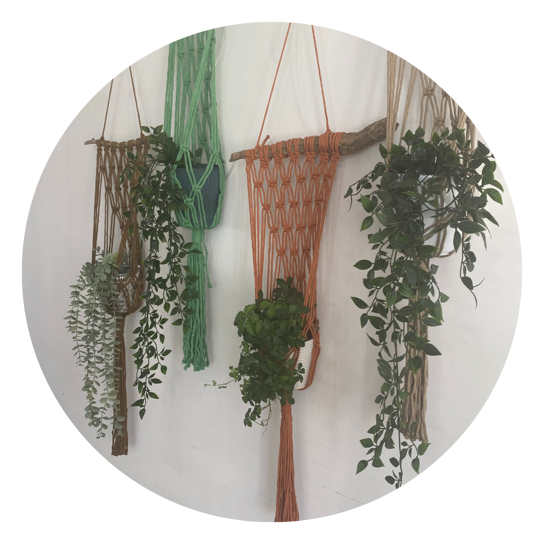 macrame workshop plantenhanger