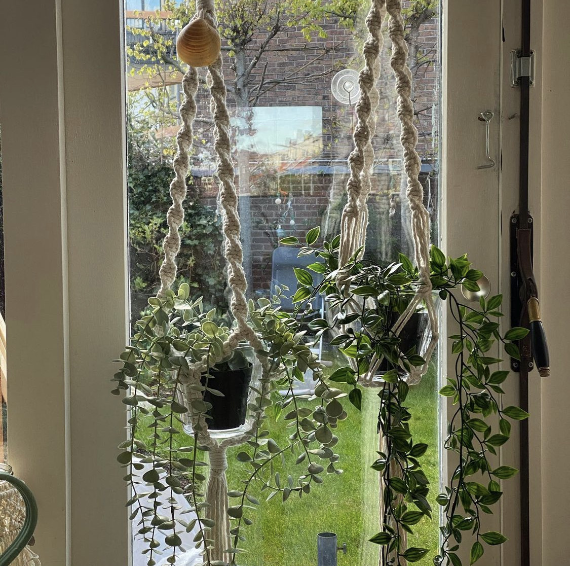 macrame plantenhanger