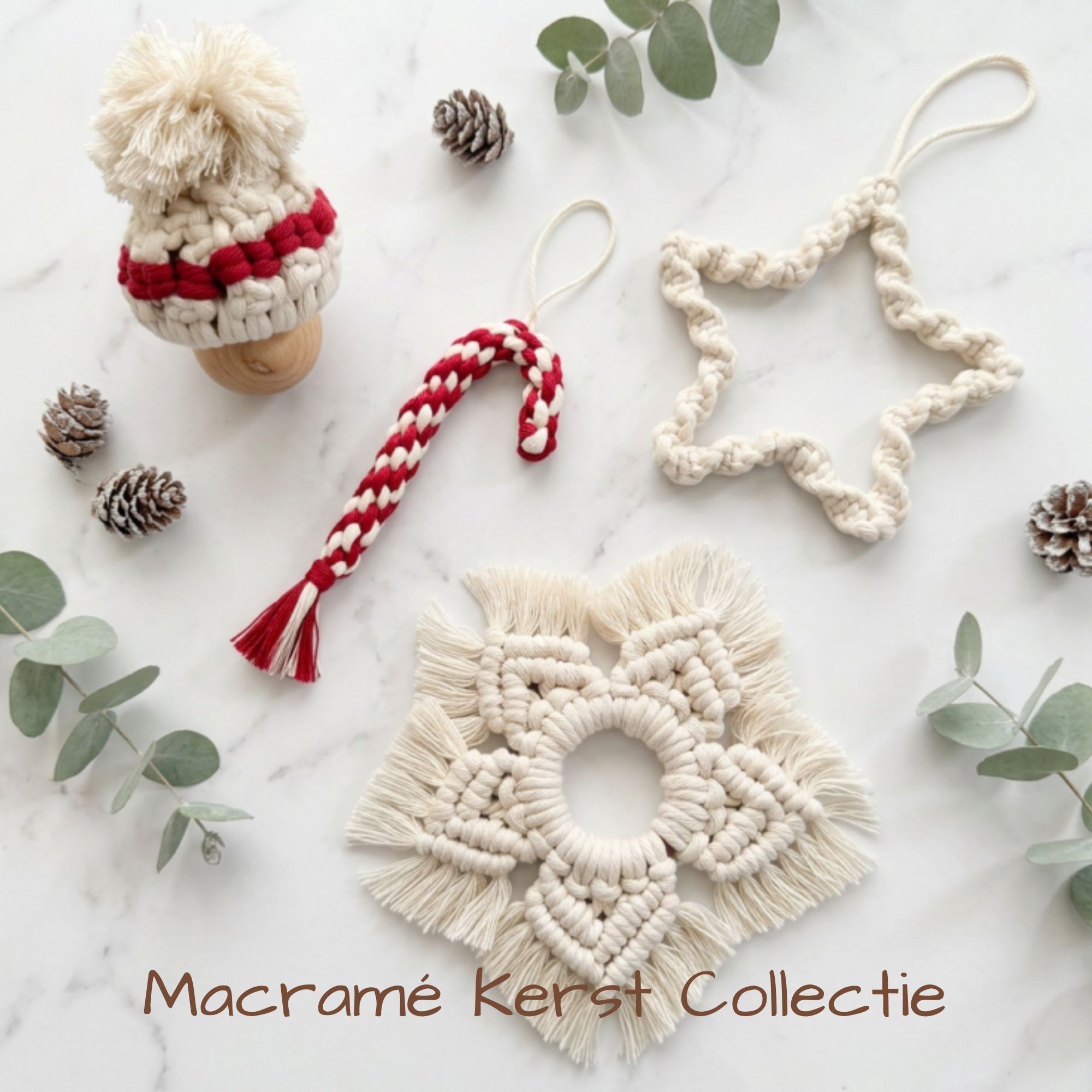 Kerst Macramé Workshop 6 december 10.30 - 13.30 uur